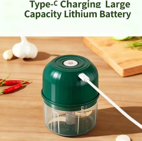 Miniatura 6 de Procesador de alimentos inalámbrico portátil, mini picador eléctrico de ajo para verduras, nueces, alimentos para bebés, dispositivo de cocina