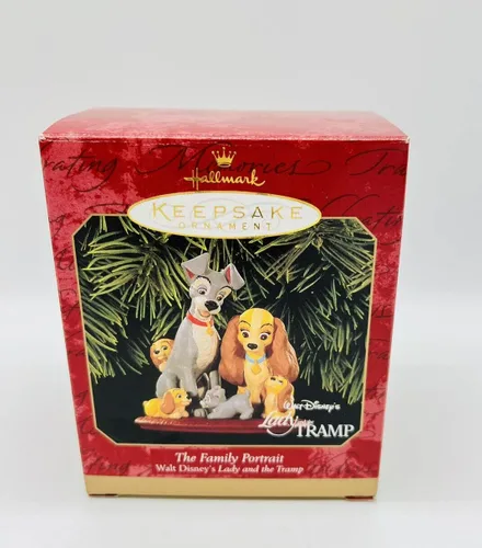 Miniatura 3 de Baby Cakes - Adorno de recuerdo de Hallmark de 1999 Lady & the Tramp the Family Retrato de Disney