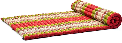 Miniatura 67 de Leewadee - Colchón plegable - Futón japonés enrollable -Alfombra de tatami triple pliegue - Cama de piso para invitados - Colchón de camping