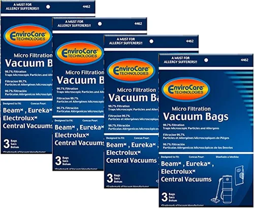 Miniatura 5 de EnviroCare Bolsas de polvo de repuesto para aspiradora de microfiltración hechas para adaptarse a máquinas de vacío centrales Eureka, Beam