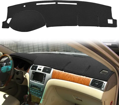 Miniatura 11 de Funda para salpicadero Fcovergurus de ajuste personalizado para Lexus ES300 ES330, protector de alfombrilla para salpicadero F116 (Beige)