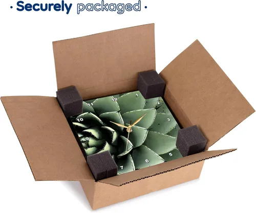 Miniatura 6 de 3dRose DPP_92676_2 Agave Cactus Suculent, Santa Fe, Nuevo México US32 JMR0454 Julien McRoberts Reloj de pared, 13 x 13 pulgadas