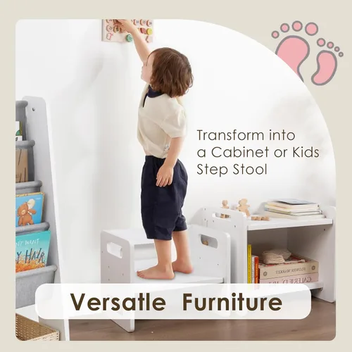Miniatura 5 de bpmfkid Montessori - Juego de mesa y silla de destete – Diseño ajustable para niños pequeños, ideal para la hora de comer, aprender y jugar
