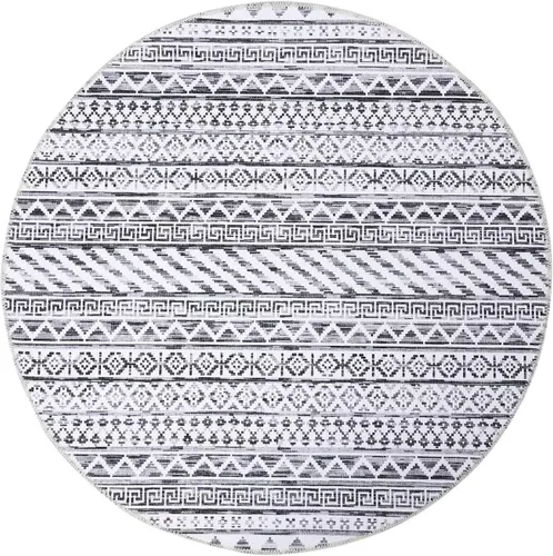 Miniatura 16 de Zacoo Alfombra bohemia para pasillo de 2 x 6 pies, alfombra geométrica de pelo bajo, antideslizante, resistente a las manchas, para cocina, marino