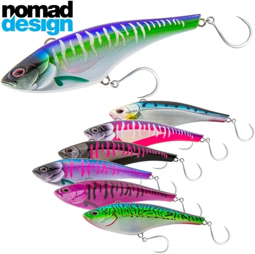Miniatura 2 de Nomad Design Madmacs Señuelo de Trolling de Alta Velocidad – Anzuelo de Mergulho en Alta Mar con Ganchos BKK, Anillos Divididos de Alta Resistencia