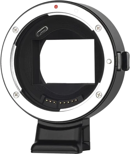 Miniatura 10 de Adaptador de lentes de enfoque automático EF-M1 de metal compatible con lentes Canon EF para cámaras Iumix/oIympus/bmpcc Micro Cuatro Tercios (M4/3)
