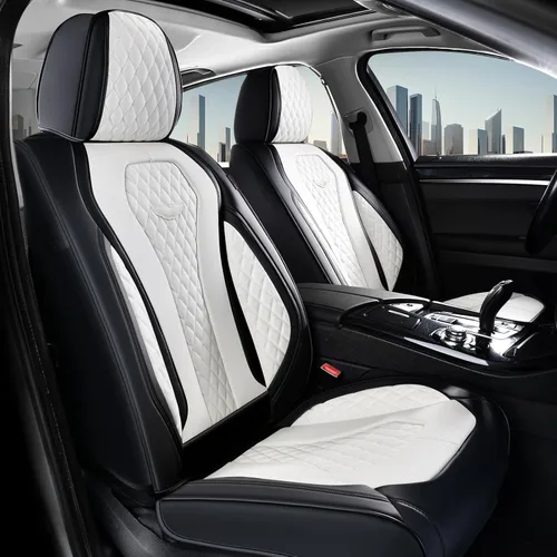 Miniatura 47 de Coverado Fundas de Asiento, Fundas de Asiento de Coche para Asientos Delanteros, Funda de Asiento de Coche Roja, Fundas de Asiento de Coche Rojo
