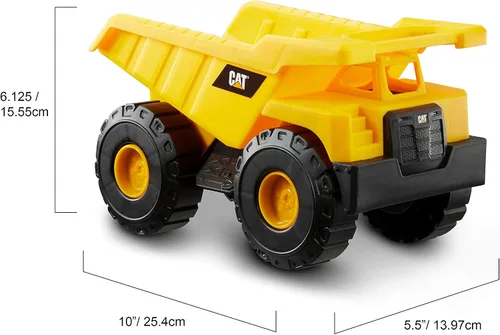 Miniatura 2 de CAT Juguetes de construcción, juego de camión volquete con casco duro CAT y herramientas de arena, juguetes al aire libre para niños a partir de 3