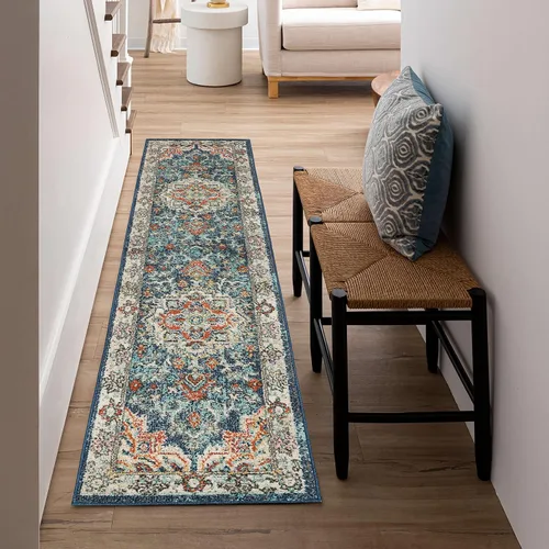 Miniatura 18 de Mohawk Home Grove Elms - Alfombra floral bohemia de 7 pies 10 pulgadas x 10 pies, perfecta para sala de estar, comedor, oficina Beige