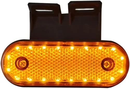 Miniatura 9 de 4 luces de marcador de remolque impermeables de 24 V 4 LED para remolque, luz indicadora de espacio montada en superficie, lámpara indicadora