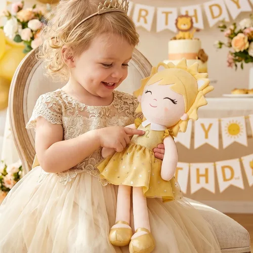 Miniatura 9 de Regalos de bebé niña muñecas de felpa constelaciones muñeca zodiaco regalo de cumpleaños 17 pulgadas Leao