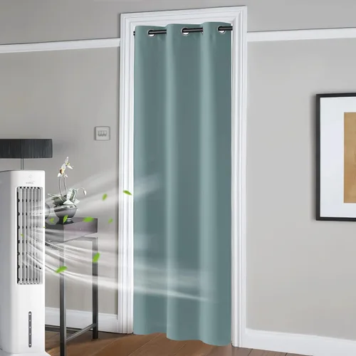 Miniatura 88 de RYB HOME - Cortinas opacas para patio - Cortinas con ojales sólidos, paneles de ventana grandes, eficiencia energética, cortinas de privacidad