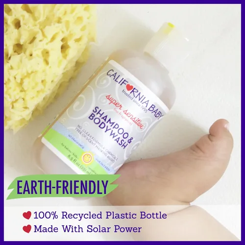 Miniatura 9 de California Baby Champú para bebé súper sensible + lavado de bebé, 100% a base de plantas, gel de baño sin perfume para pieles sensibles