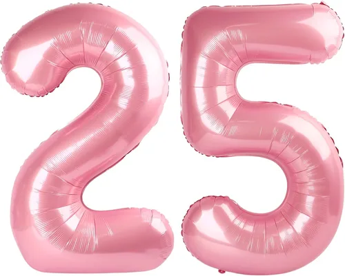 Miniatura 283 de Globos de números de 5 globos de 40 pulgadas, decoraciones de cumpleaños azules para niños y niñas, globos de números azul marino grandes