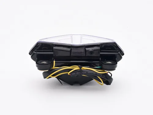 Miniatura 5 de TOPZONE Compatible con Ducati SUPERBIKE 1198 y 1098 S y 848; luz trasera LED de freno + indicadores de señal de giro integrados (lente transparente)
