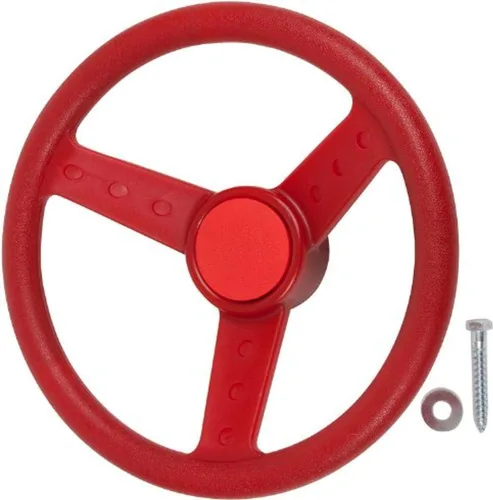 Swing Set Stuff Volante (rojo) con etiqueta engomada del logotipo de SSS