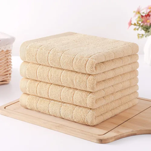 Miniatura 8 de Homaxy Toallas de cocina de rizo de algodón 100% (albaricoque, 13 x 28 pulgadas), diseño a cuadros, suaves y súper absorbentes, paquete de 8