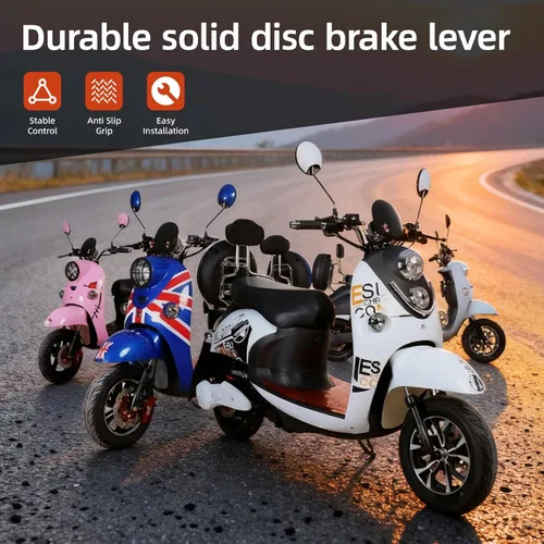 Miniatura 3 de Minho Palanca de freno de disco delantero Mini Bike Negra para izquierda para bicicletas Pit Dirt Bike de 50CC-125CC chinas