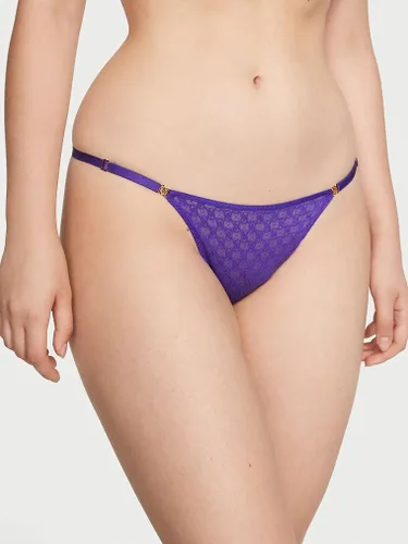 Miniatura 3 de Victoria's Secret Icon - Calzones de tanga, VS Monograma, correa ajustable, ropa interior con tanga en G, colección muy sexy (XS-XXL)