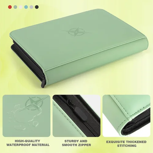 Miniatura 5 de Carpeta Top Loader para tarjetas coleccionables para deportes y tarjetas intercambiables, capacidad para 288 cargadores superiores de 3 x 4