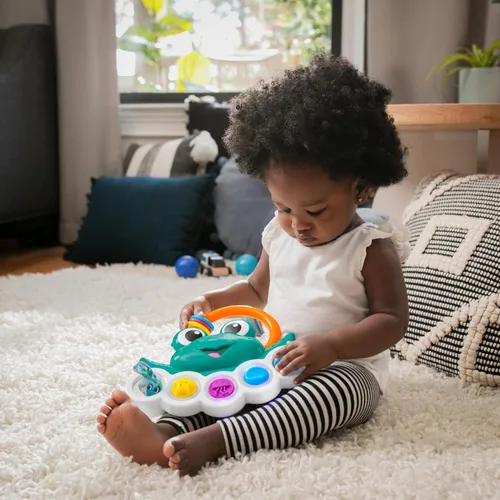 Miniatura 13 de Baby Einstein Ocean Explorers Neptune's Busy Bubbles - Juguete de actividad sensorial con luces interactivas y música, a partir de 3 meses Burbujas