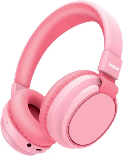 Miniatura 14 de MIDOLA Auriculares para niños Bluetooth 5.3 inalámbrico 60H tiempo de reproducción Volumen limitado 85/110dB sobre la oreja Auriculares de Negro