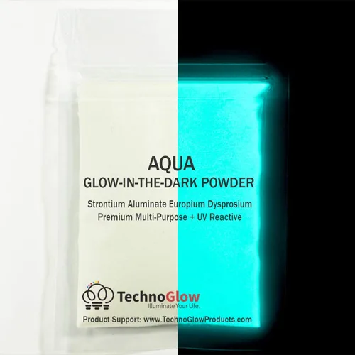 Miniatura 17 de Polvo reactivo que brilla en la oscuridad y a los rayos UV, multiusos, serie PRO (naranja fluorescente a oro, 1 onza (0.99 oz))