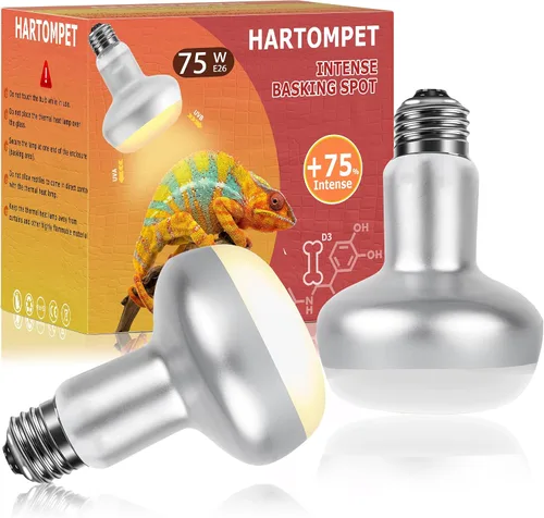 Miniatura 11 de Bombillas de lámpara de calor para reptiles E26 de 60 W, luz UVA mejorada para dragón barbudo, lagarto, tortuga, pollitos y anfibios, luz solar