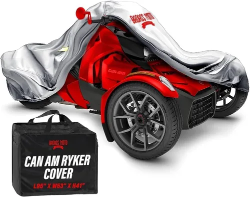 Miniatura 22 de Cubierta de protección para motocicleta de la marca Badass Motogear, con rayas reflectantes de seguridad nocturnas, escudos de calor, con badass