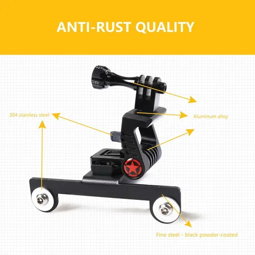 Miniatura 6 de Soporte de montaje de cámara de acción GoPro para Ford Bronco 2021 2022 2023 2024 2025 Accesorios exteriores de 2/4 puertas, capó, mira de sendero