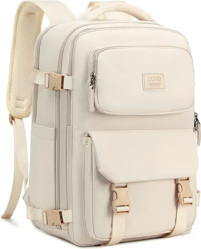 Mochila de viaje para laptop, mochilas de trabajo de negocios, bolsa grande para mujeres y hombres, resistente al agua, aprobada por aerolíneas,