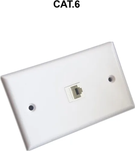 Miniatura 8 de 10 unids CAT6 RJ45 Cat 6 90 grados Punch Free Socket Módulo Conector Acoplador de red Ethernet Jack Keystone Jack RJ45 Módulo Ethernet CAT6