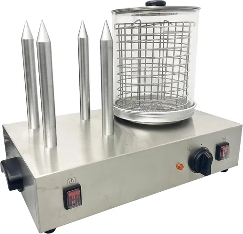 Miniatura 6 de TECHTONGDA Vaporizador para perros calientes, parrilla de salchichas, calentador eléctrico para bollos, calentador de perros calientes, calentador