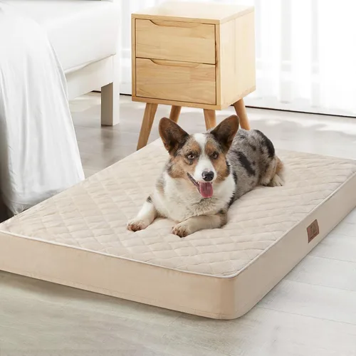 Miniatura 14 de WNPETHOME Cama Ortopédica para Perros para Jaula, Cama Impermeable Extra Grande para Perros con Funda Lavable Extraíble, Camas para Jaula de Perros