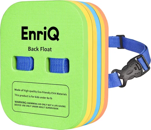 Miniatura 8 de Flotador trasero de seguridad para natación con 3 capas ajustables cinturones de natación impermeables dispositivo para niños flotadores de natación