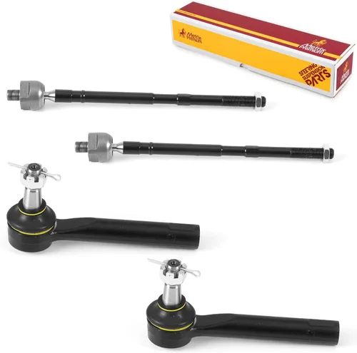 Miniatura 130 de Metrix Premium Chassis Parts - Juego de 4 barras de acoplamiento interior y exterior para Audi A3 15-16, Seat Leon 06-20 (México), 09-17 Volkswagen