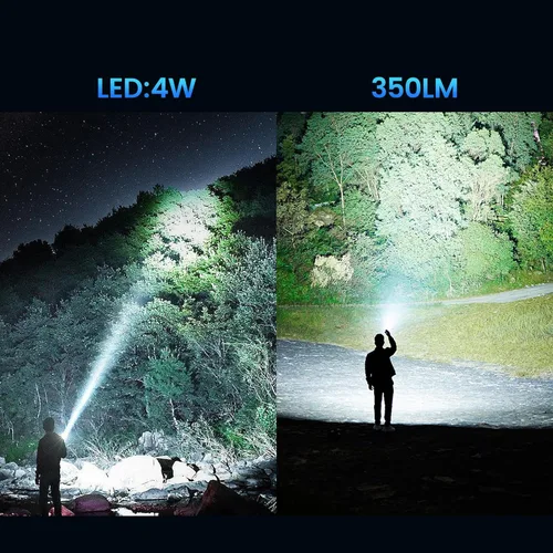 Miniatura 4 de Philips SFL3403 Luz de Mano Brillante de 350 Lúmenes de Alto Flujo con 5 Modos, Linternas LED Recargables Portátiles, Mini Linterna EDC USB con Luz