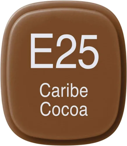 Miniatura 3 de Copic Marcador de alcohol clásico de doble punta, E25-Copic, Caribe Cocoa Cacao Caribe