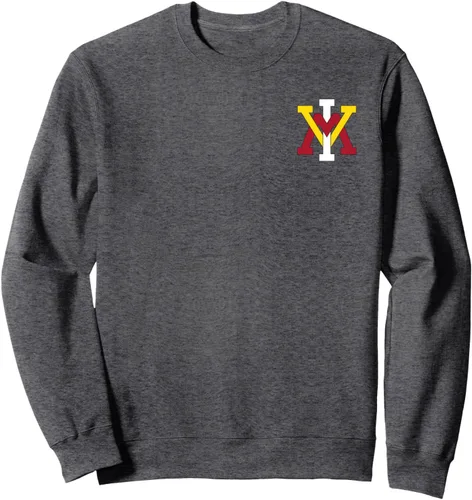 Miniatura 4 de VMI Keydets Sudadera con diseño de icono en el pecho izquierdo, Negro