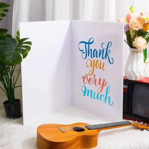 Miniatura 5 de Tarjetas de agradecimiento grandes, divertidas tarjetas de tamaño jumbo de 22.05 x 33.71 pulgadas, tarjeta de felicitación gigante de agradecimiento