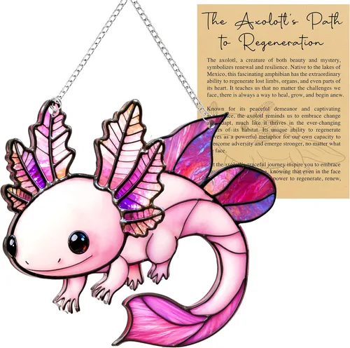 Axolotl - Adorno de Navidad, adornos de playa para árbol, regalo de tortuga marina para mujeres, regalos de playa para mujeres, ideas de relleno de