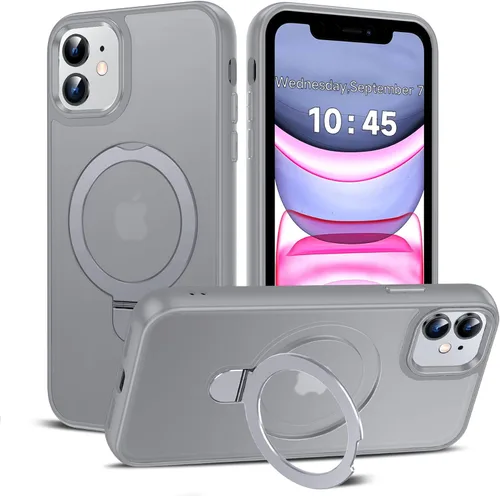Miniatura 71 de LeYi para iPhone-13 Funda/iPhone-14 Fundas: con soporte para MagSafe i Phone 13Funda con anillo magnético iPhone14 iPhone13 Cubierta Funda para Negro