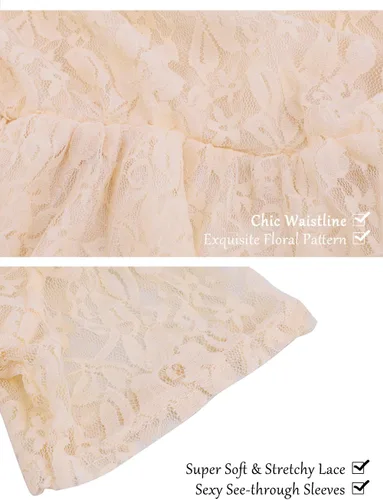 Miniatura 6 de Maxi vestido para embarazadas, de la marca JustVH, con encaje