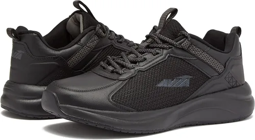 Avia Canyon SR - Zapatos antideslizantes negros para hombre, resistentes al agua, para restaurante, trabajo y servicio de alimentos, color negro,