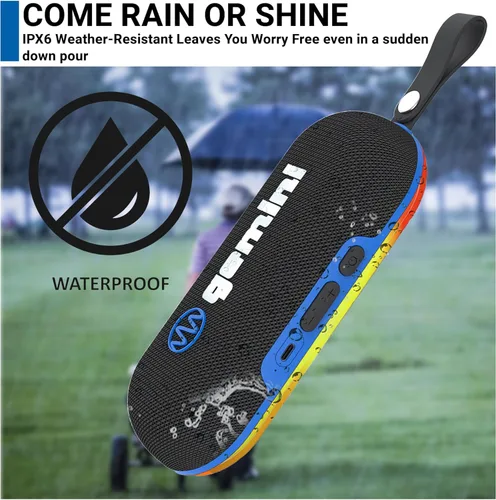 Miniatura 3 de Gemini - Altavoz Bluetooth magnético para carrito de golf, inalámbrico portátil, soporte magnético fuerte, batería de 12 horas, IPX6 impermeable
