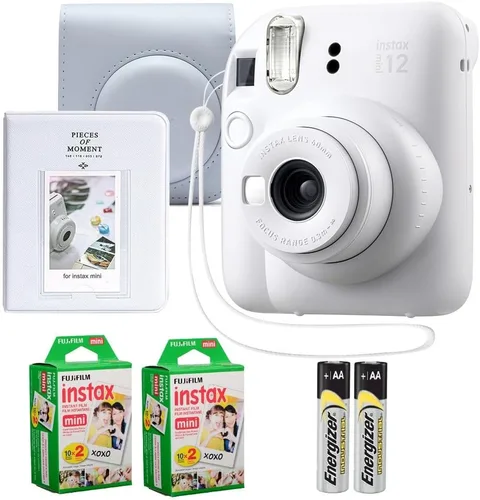 Miniatura 8 de Fujifilm Instax Mini 12 - Paquete de cámara instantánea Blossom Pink - Incluye 40 hojas Instax Mini Film, funda protectora y mini álbum de fotos