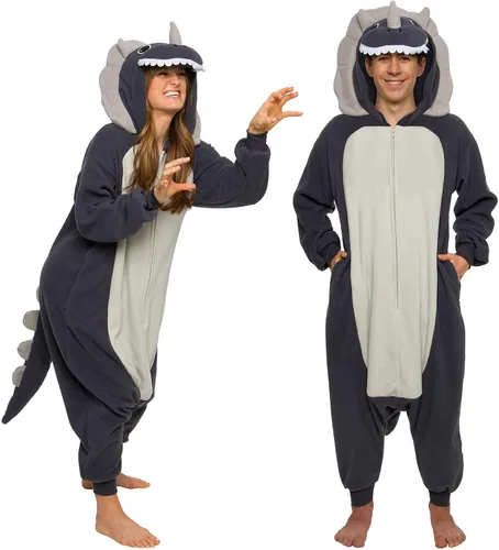 Miniatura 52 de Funziez! - Disfraz de Halloween para adultos, disfraz de animales y criaturas marinas, mameluco afelpado para cosplay, para mujeres y hombres