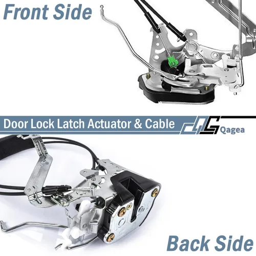 Miniatura 5 de Actuador y cable del pestillo de bloqueo de puerta delantera – Lado izquierdo del conductor – Compatible con Toyota Sequoia 2001-2007, Toyota Tundra