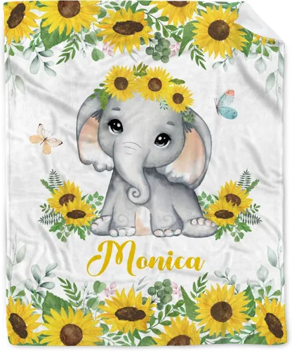 Miniatura 19 de Manta personalizada de franela de vellón de mariposa para bebé, manta de regalo personalizada con nombre, manta ligera y suave, bonita manta
