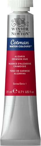 Miniatura 38 de Acuarela Cotman, tubo de 0.27 oz, color carmesí alizarina Gris de Payne